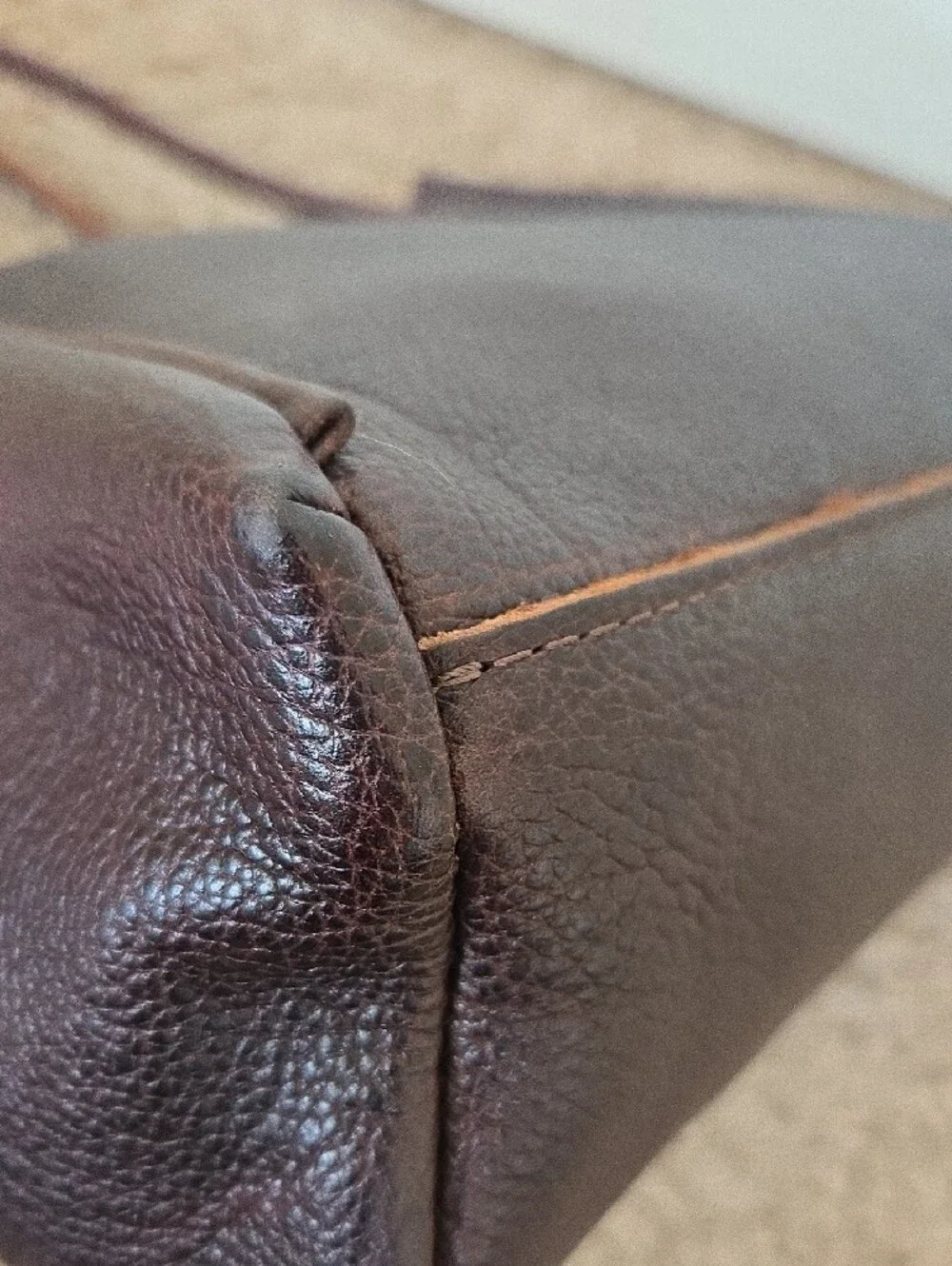Portland Leather Medium Verona-Coldbrew - Picture 6 of 16